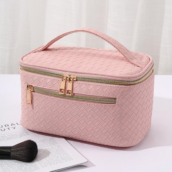 Luxe Beauty Leather Cosmestics Bag