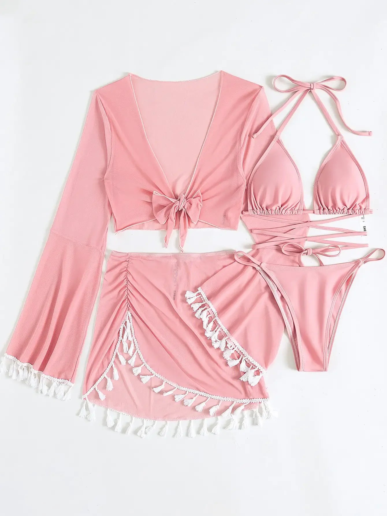 4 PIECE BIKINI SWIMSUIT