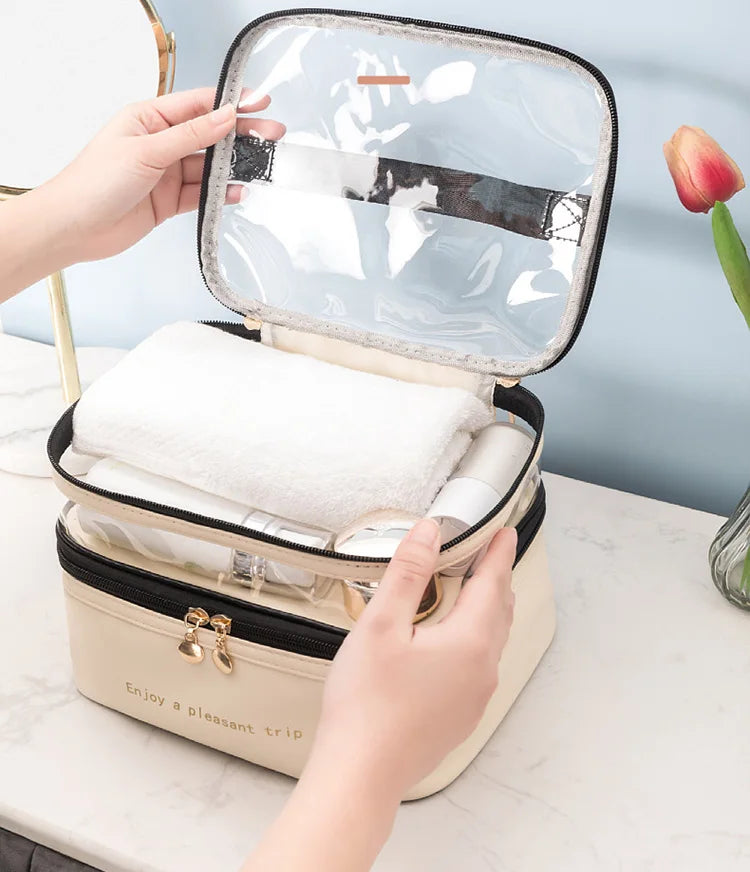 Glam Travel Makeup Pouch Cosmetic Bag