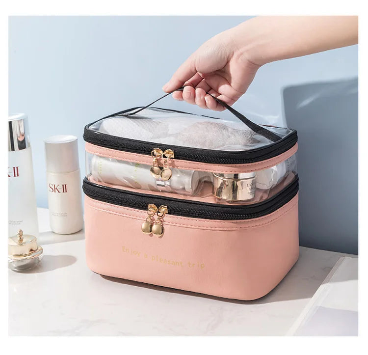 Glam Travel Makeup Pouch Cosmetic Bag
