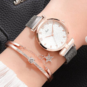 Luxury Women Quartz Watches Bracelet Set For Ladies