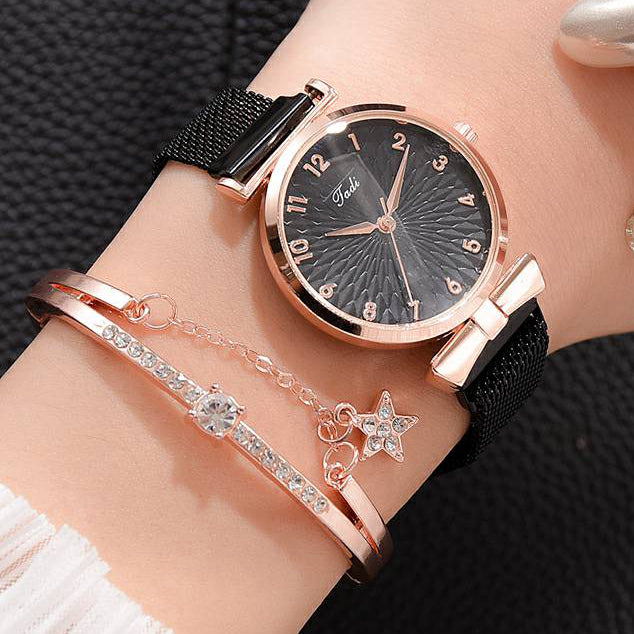 Luxury Women Quartz Watches Bracelet Set For Ladies