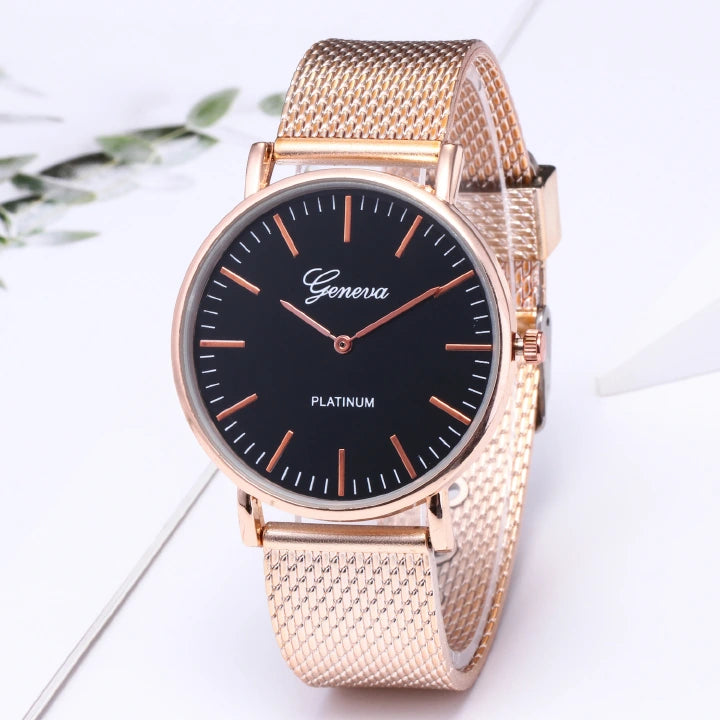 Luxury Stainless Steel Wrist Watch Female Watches