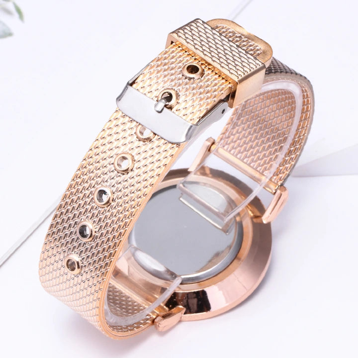 Luxury Stainless Steel Wrist Watch Female Watches