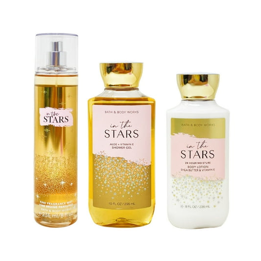 In the Stars Bath and Body Works Set - Fragrance Mist - Shower Gel - Body Lotion