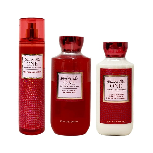 Bath and Body Works You're The One Set - Fragrance Mist - Shower Gel - Body Lotion