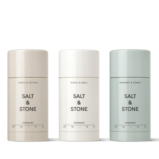 SALT & STONE Natural Deodorant - Aluminum-Free